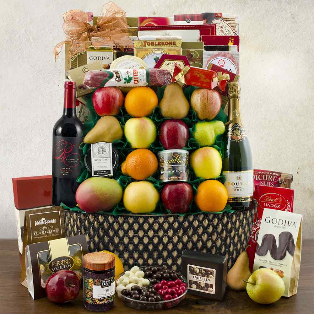 Christmas Gift for Your Mother-in-Law That She'll Treasure: Gourmet Wine Gift Basket